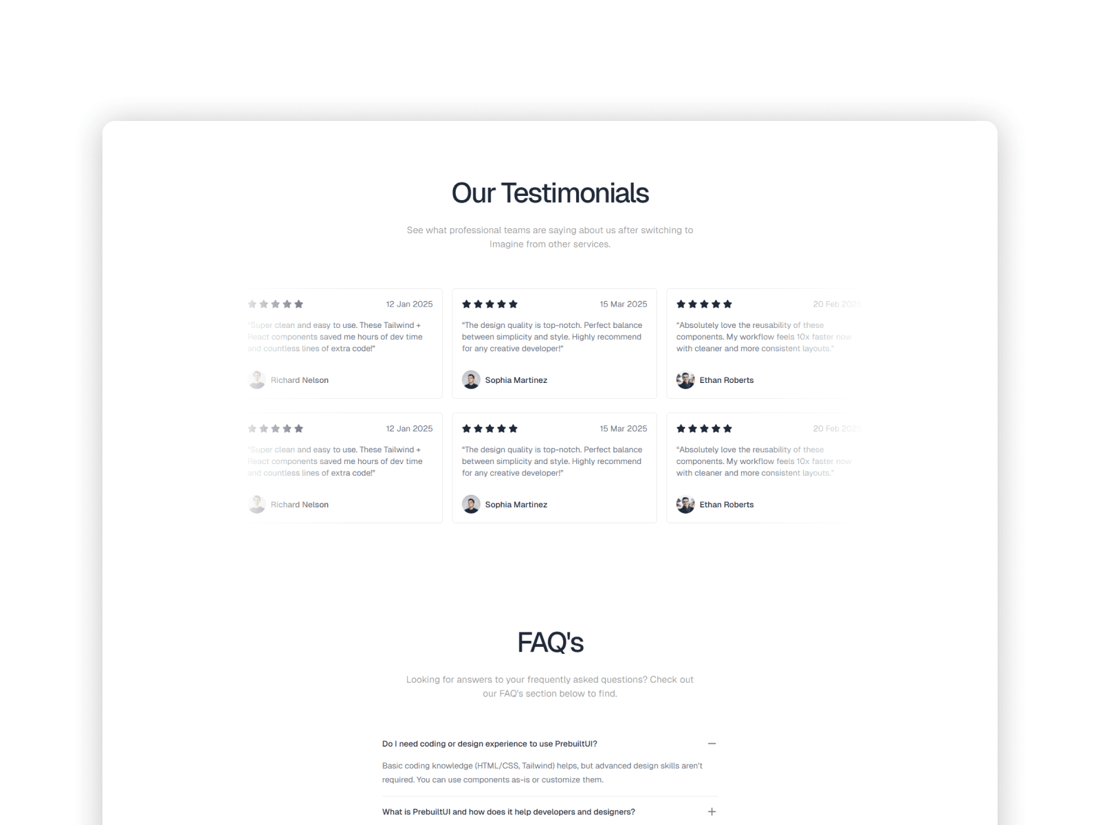 Imagine - AI SaaS Product Website Template