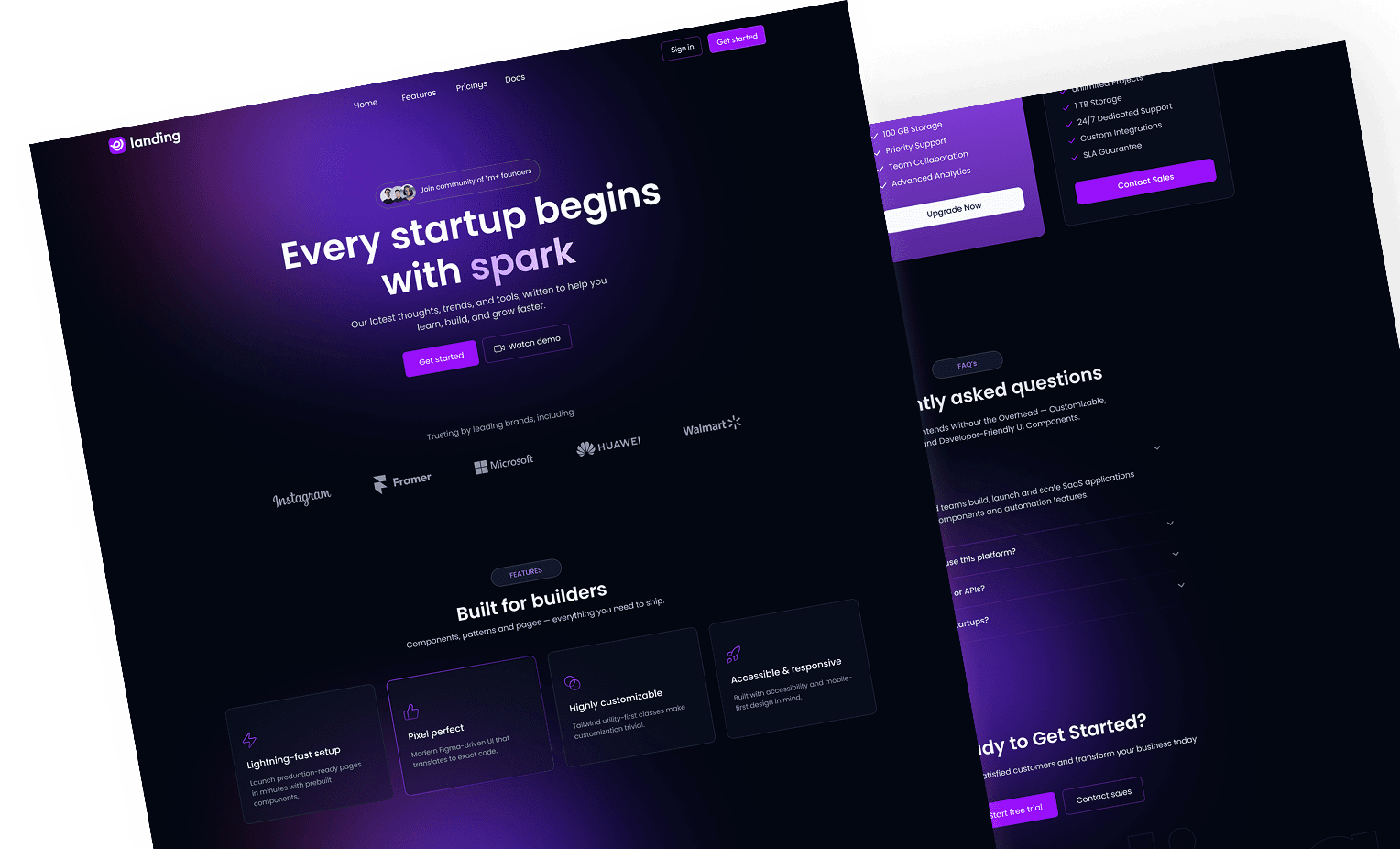 Landing – SaaS App Template