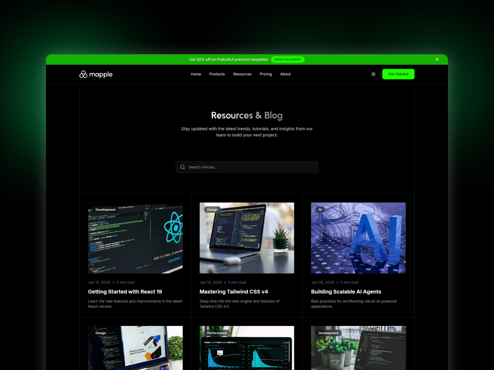 Mapple - React js Template for Agency UI Template Screenshot 6