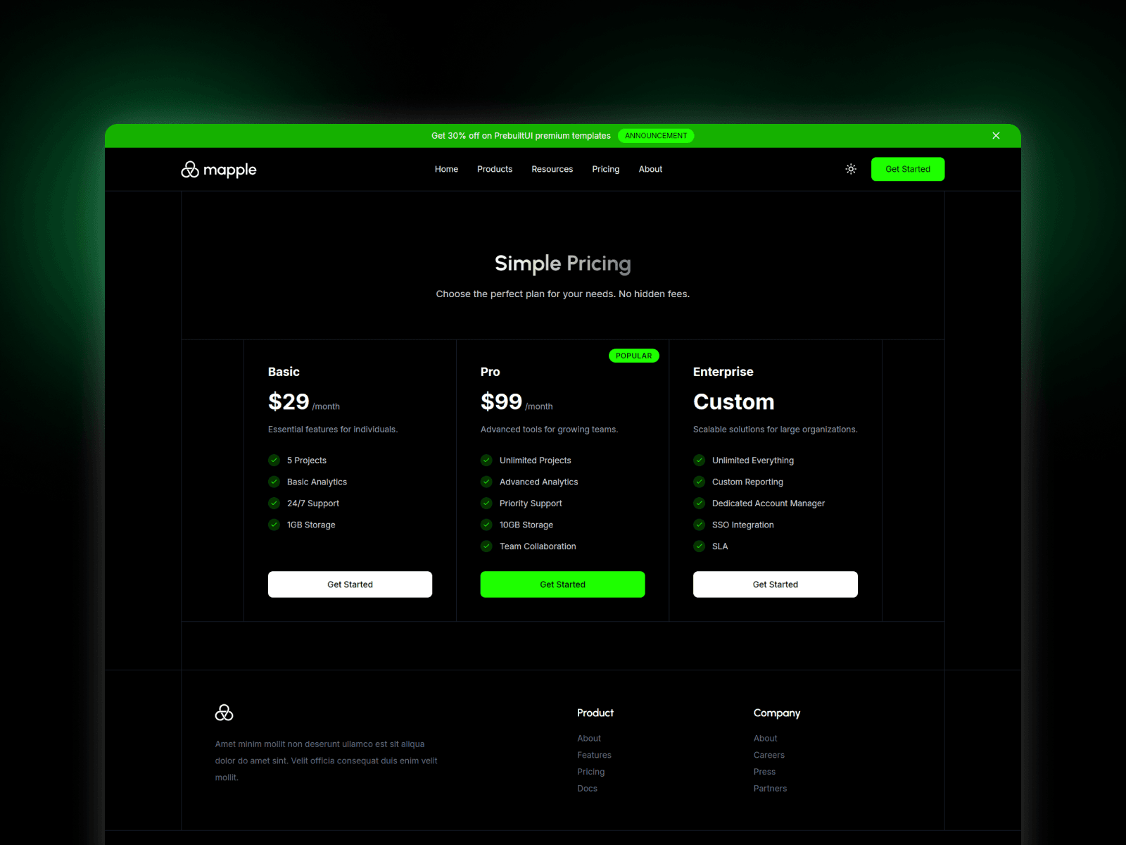 Mapple - React js Template for Agency UI Template Screenshot 7