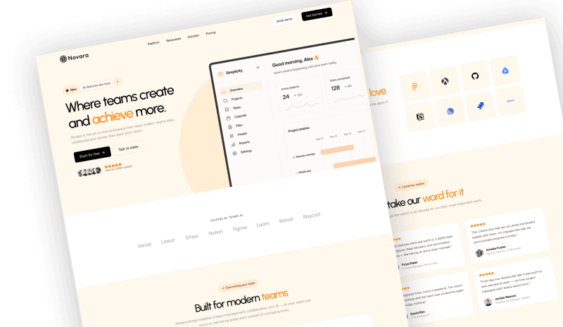 React JS Software Company Website Template