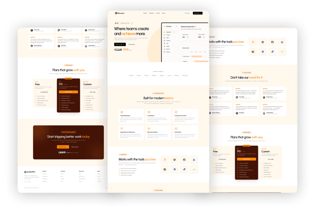 AI Workspace Website Template