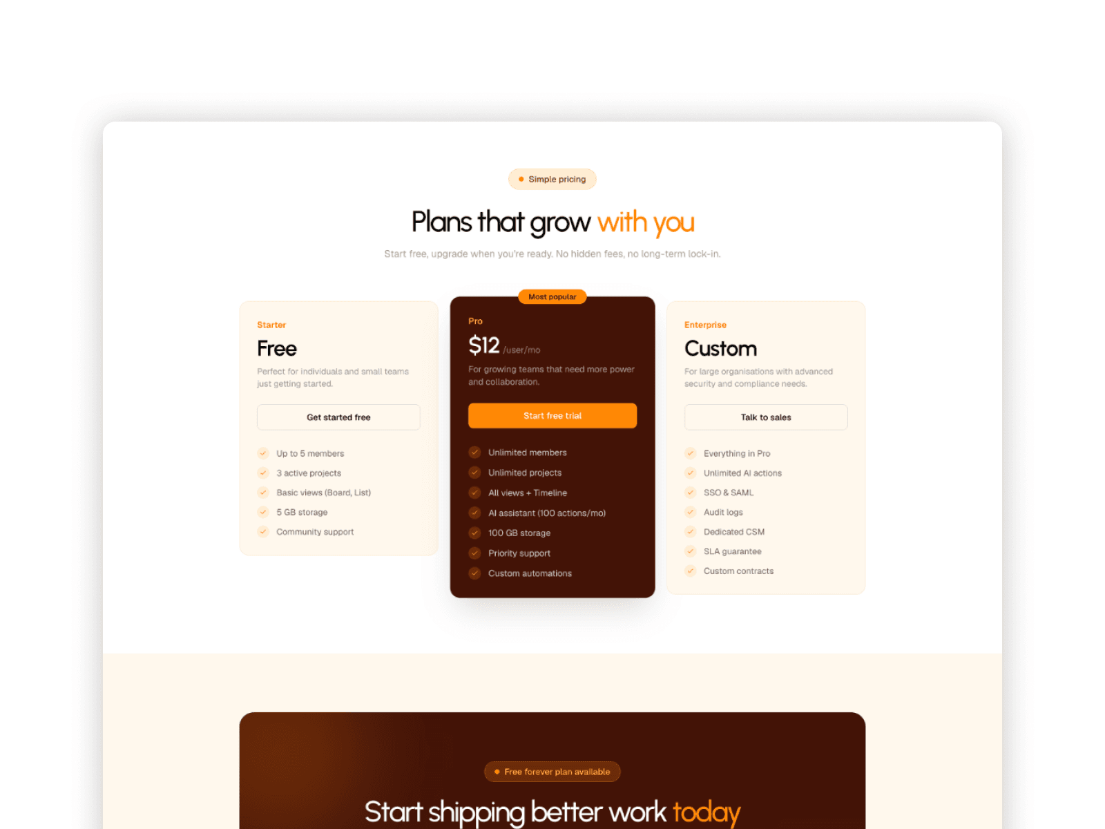 Customer testimonials and social proof reviews section