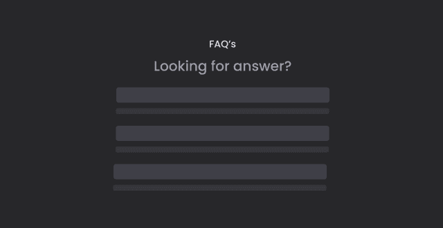 FAQ Sections
