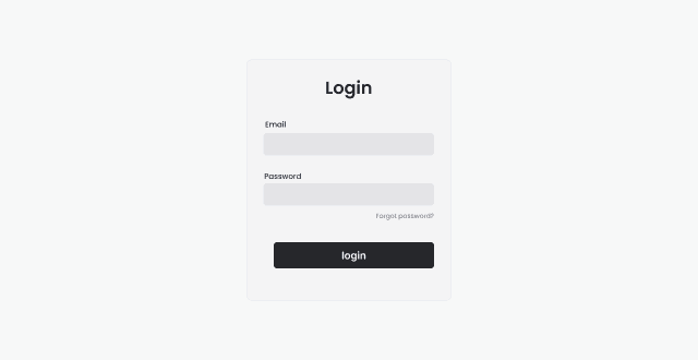 Login Form