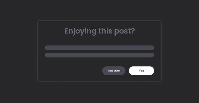 Modal Dialogs
