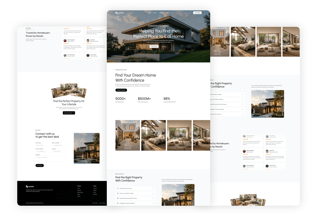 Estate - React JS Real Estate Website Template