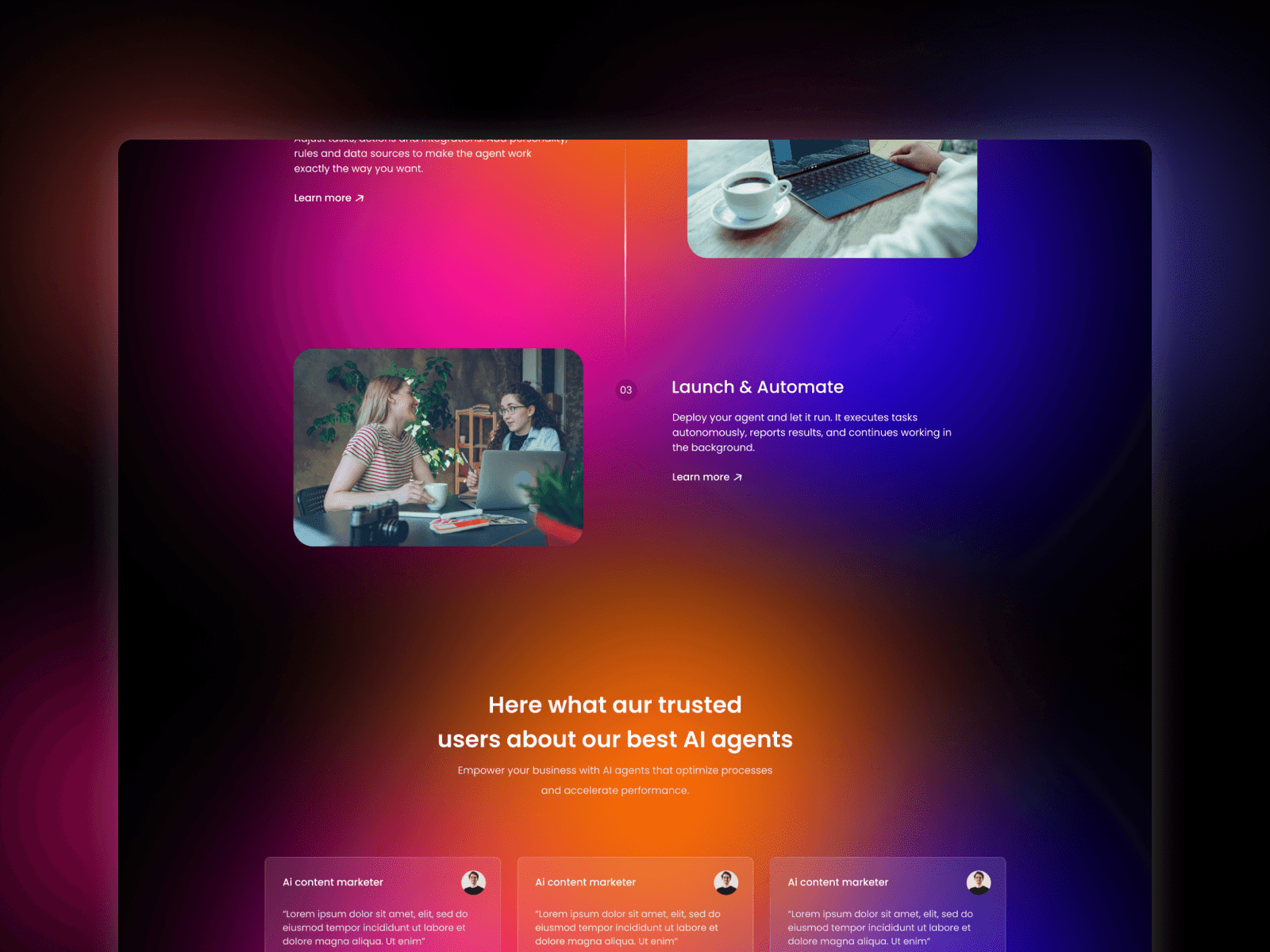 Genesis - React JS AI Agent Template Screenshot 3