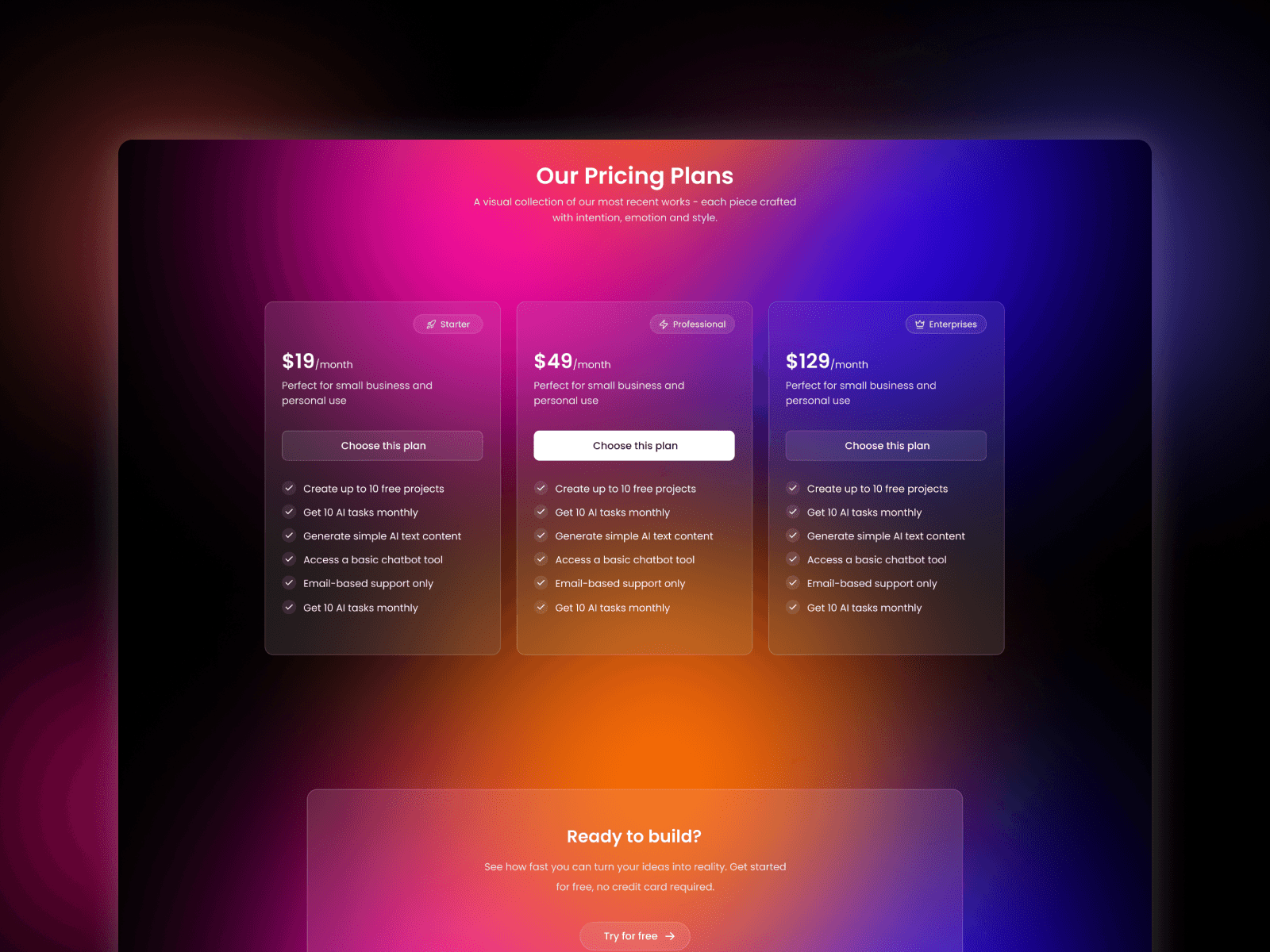 Genesis - React JS AI Agent Template Screenshot 5