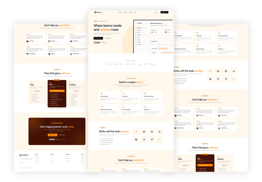 React JS Software Company Website Template