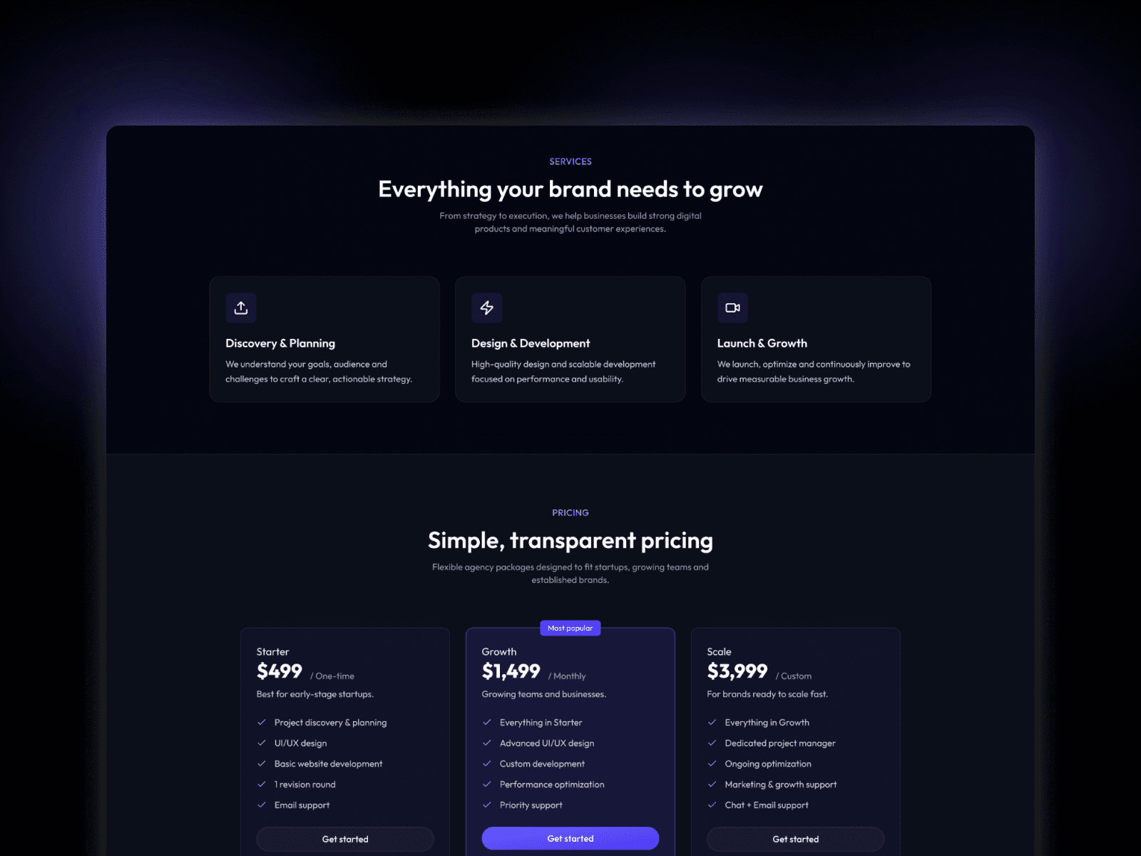 Pixel.io - React JS Digital Agency Template Screenshot 2