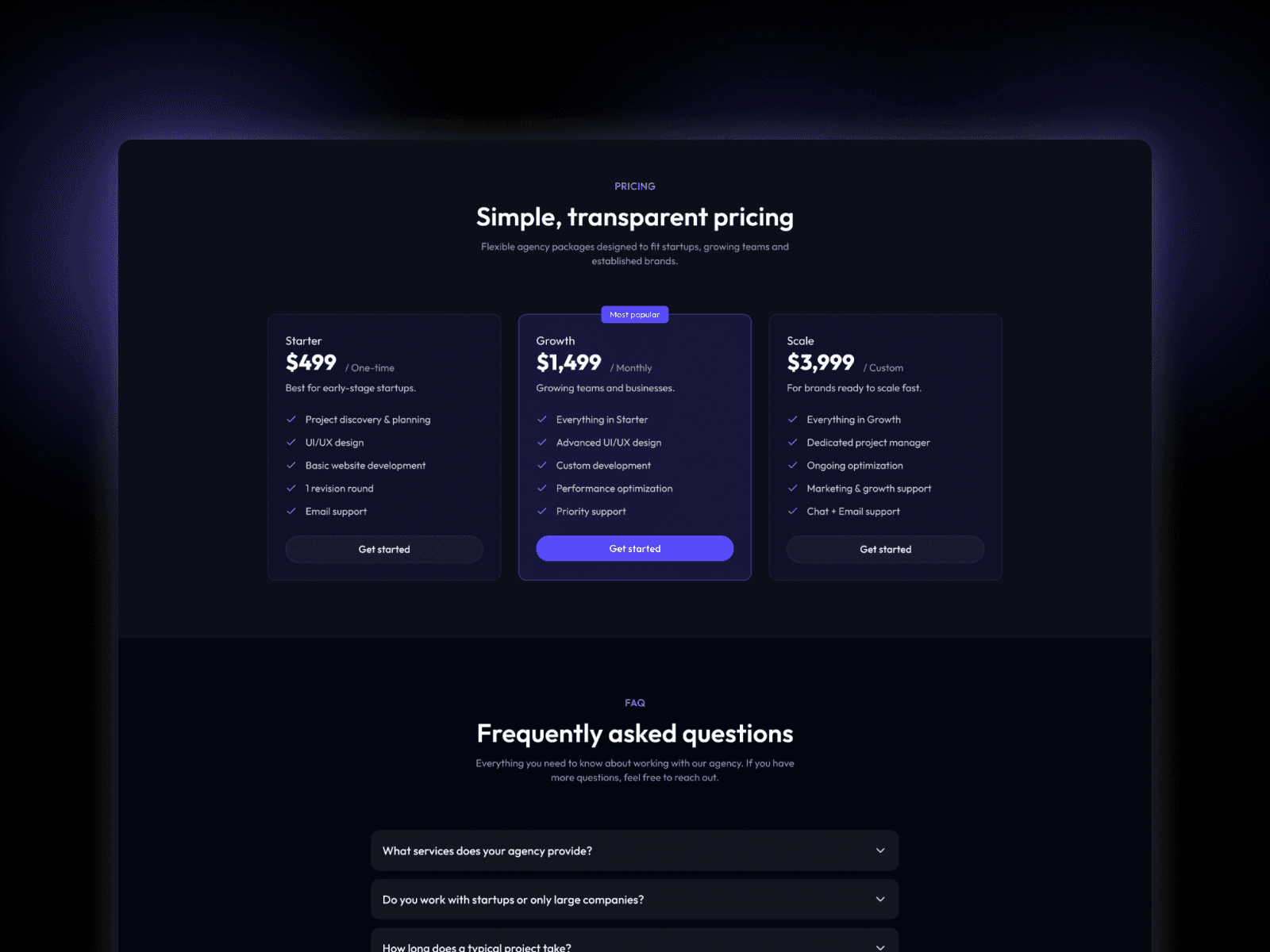 Pixel.io - React JS Digital Agency Template Screenshot 3
