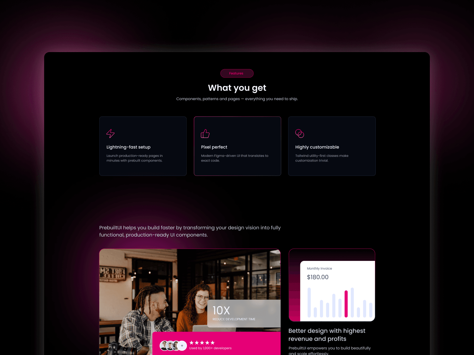 Pixels - React JS Animated SaaS Template Screenshot 2