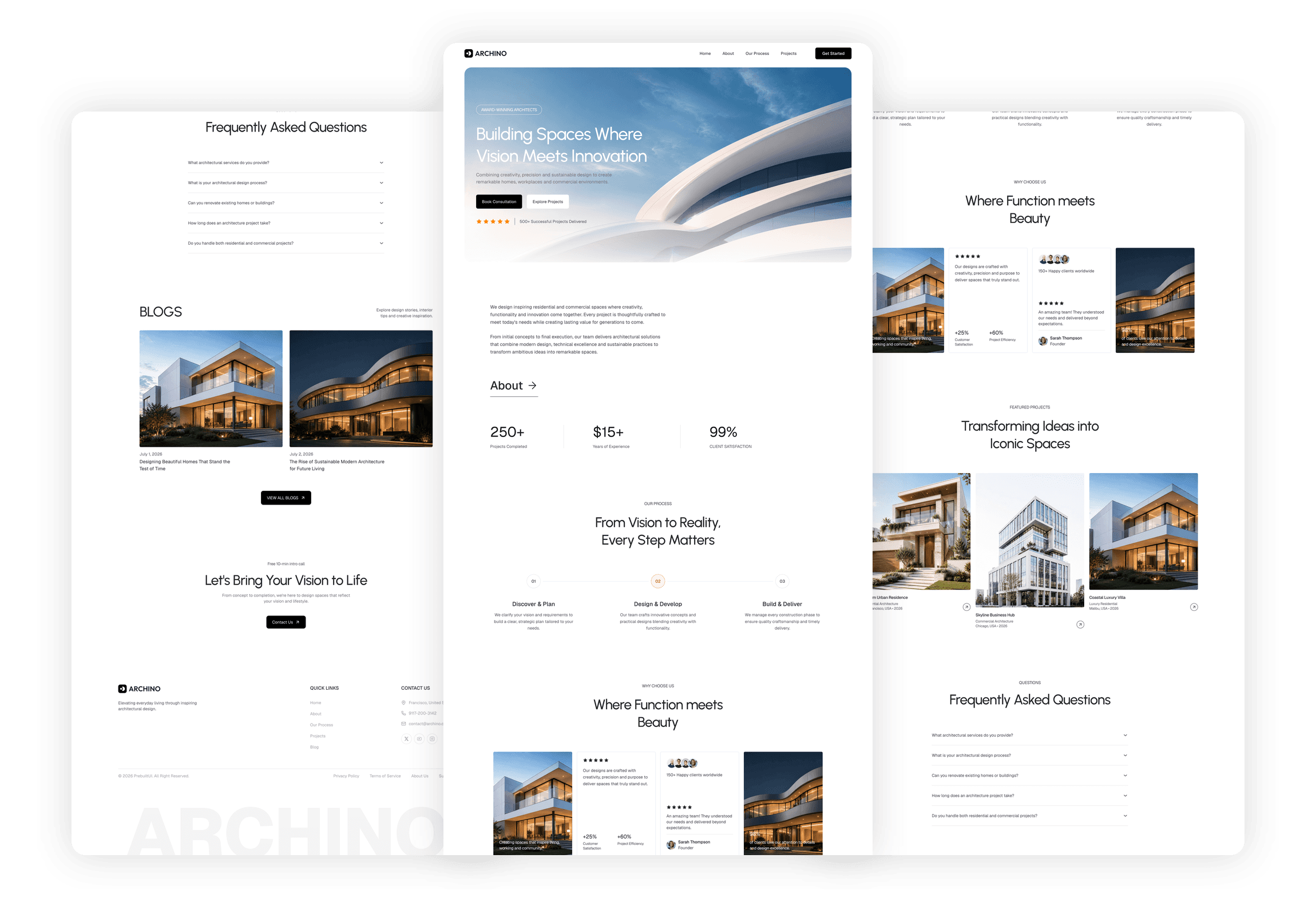 Archino - React JS Architecture Website Template