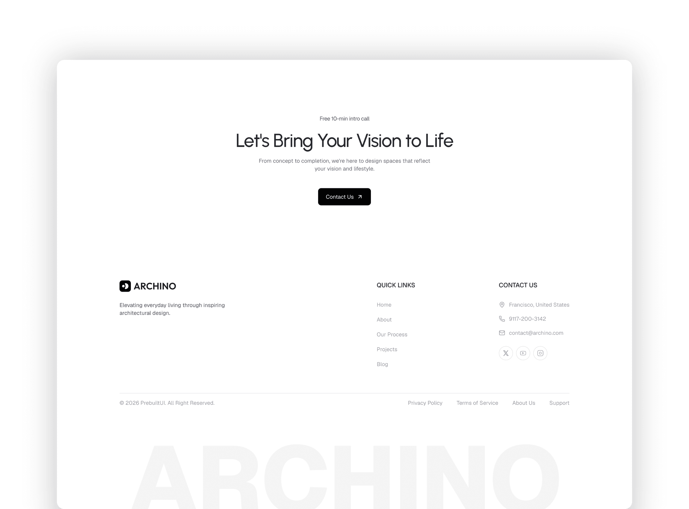 Frequently asked questions and modern blog post grid