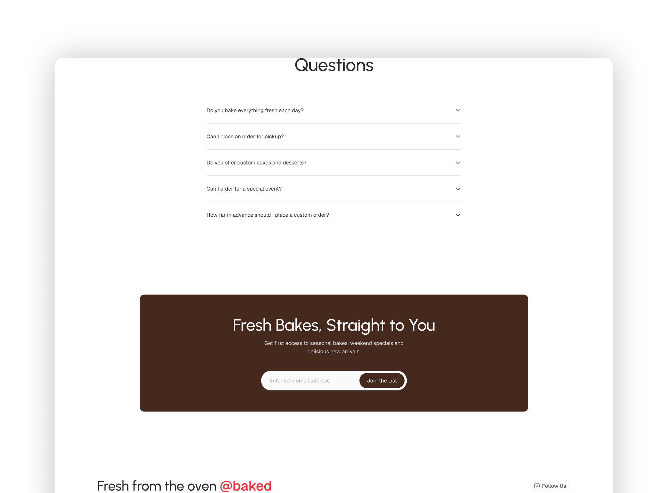 Customer testimonial section with tilted photo cards and authentic client reviews