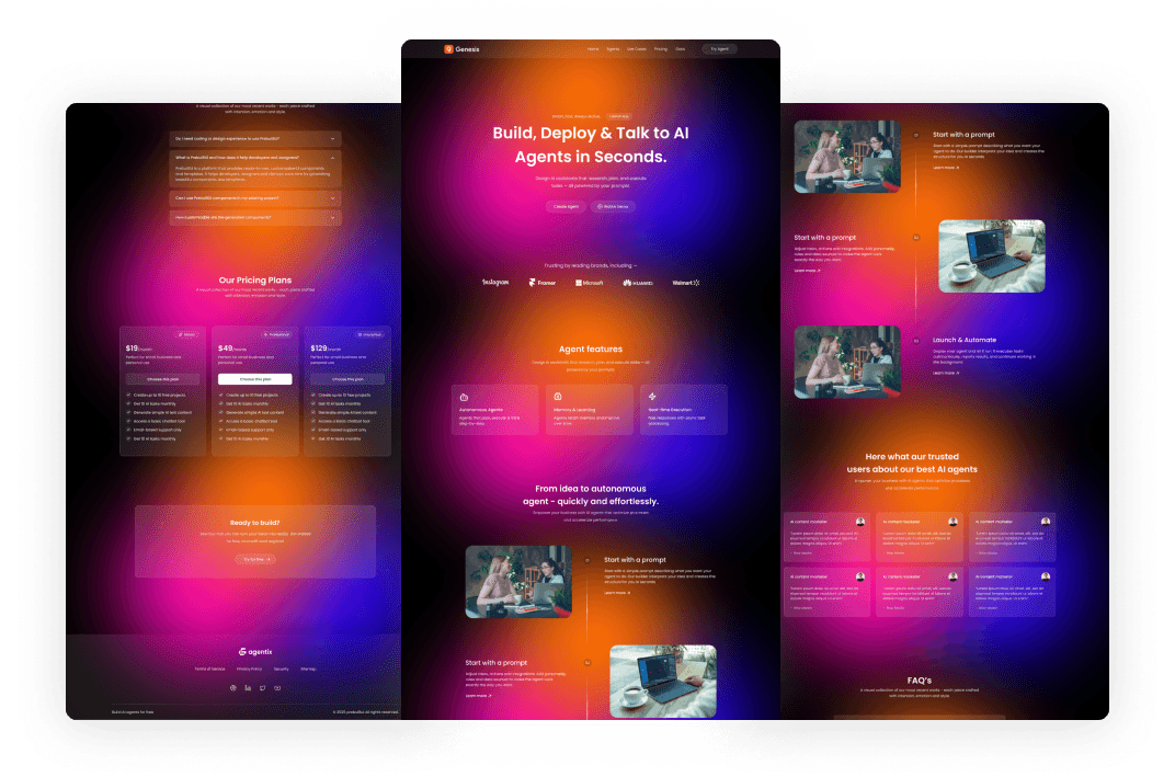 Genesis - React JS AI Agent Template