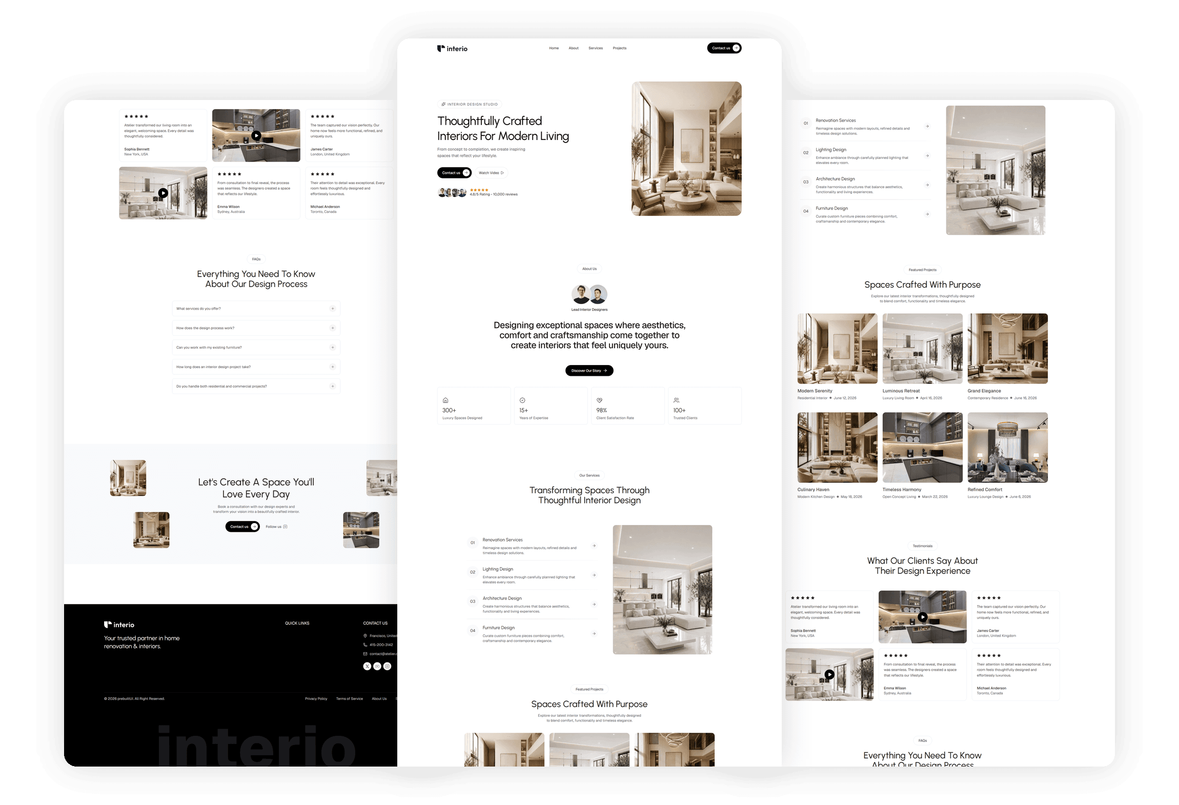 Interio - React JS Interior Design Website Template