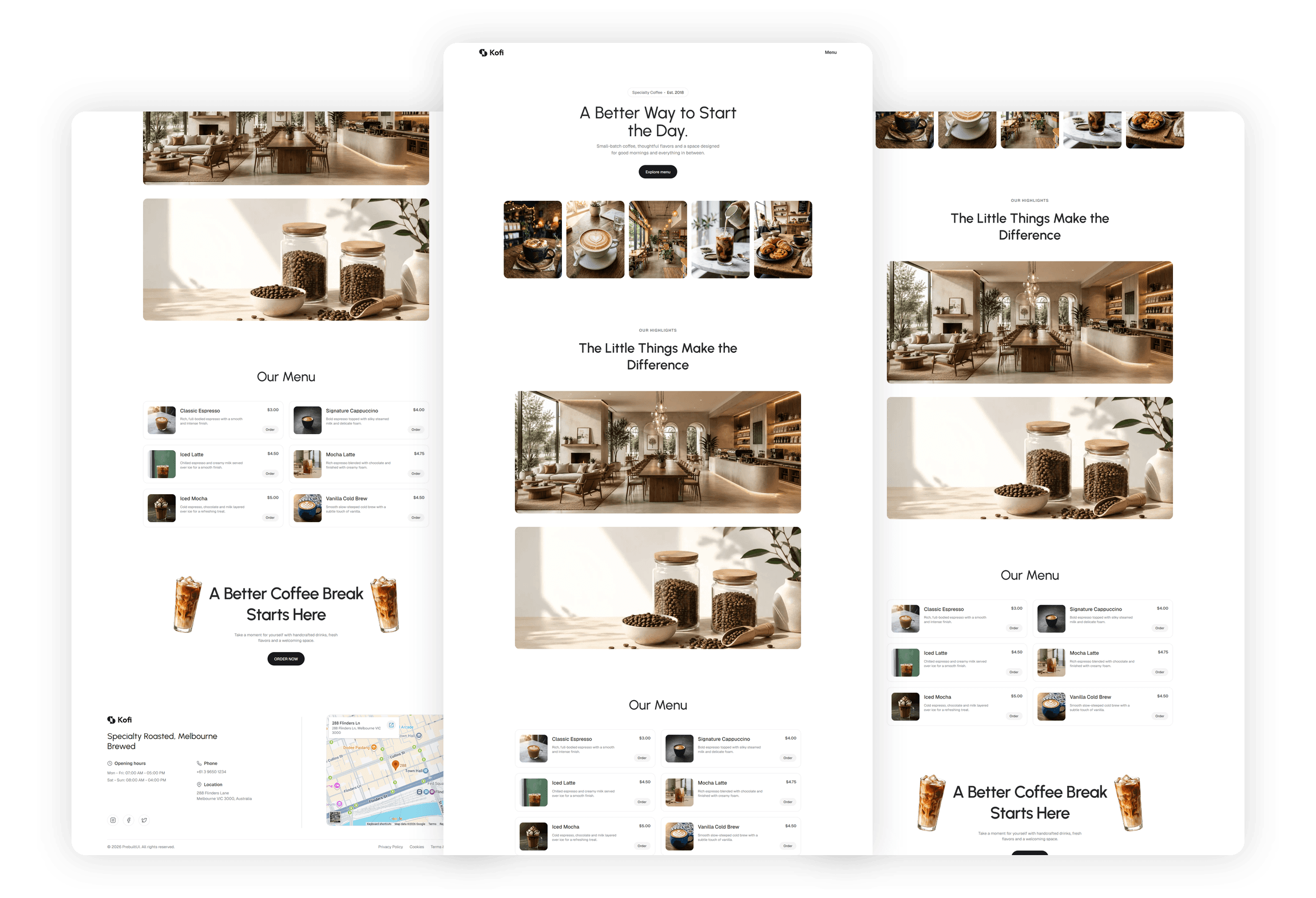Kofi - React JS Coffee Shop Website Template