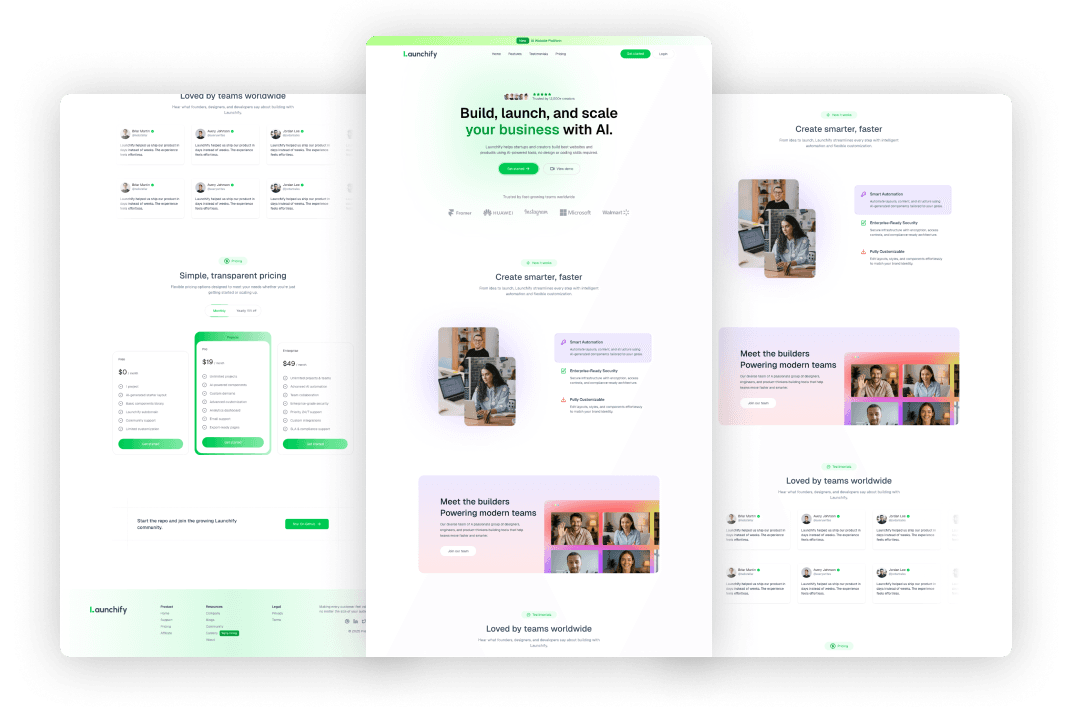 Launchify - React JS AI SaaS Template