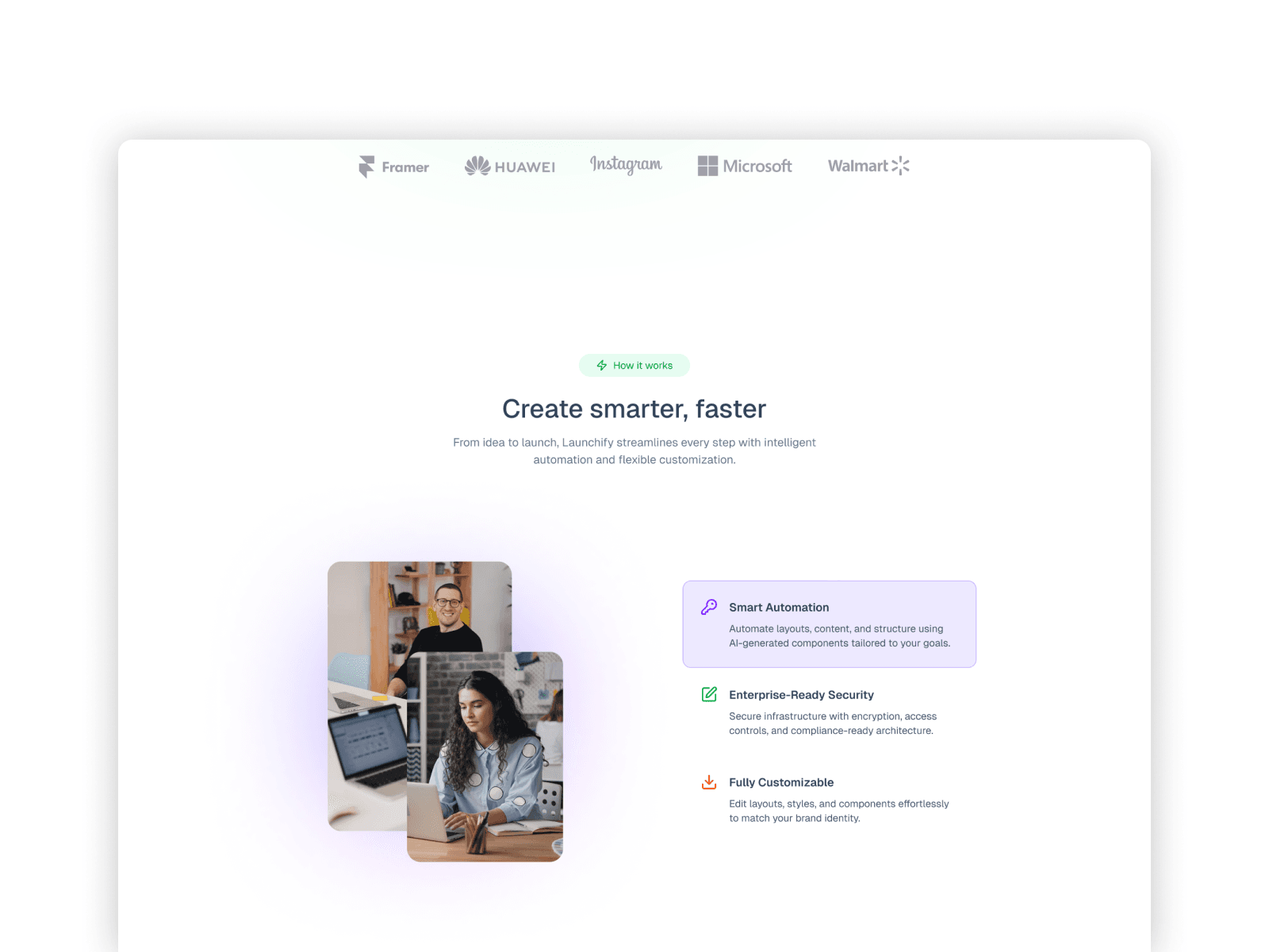 Launchify - React JS AI SaaS Template Screenshot 2