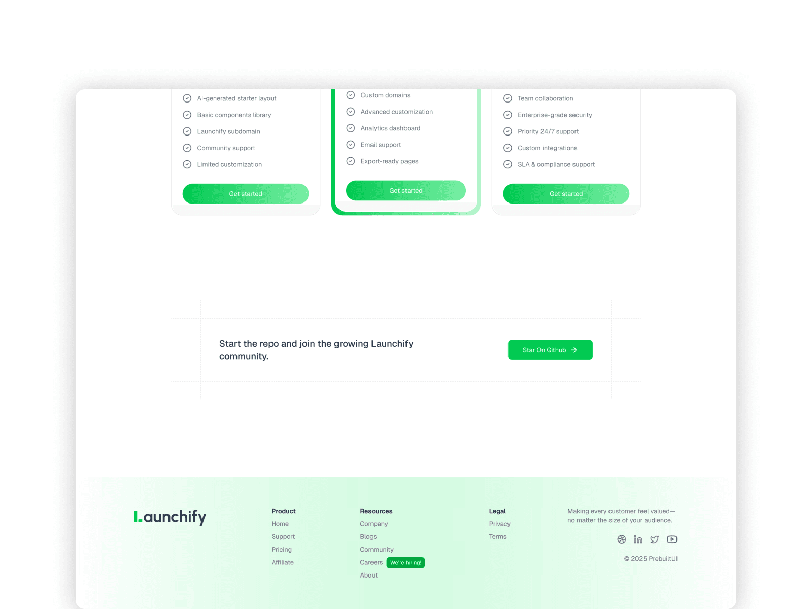 Launchify - React JS AI SaaS Template Screenshot 5