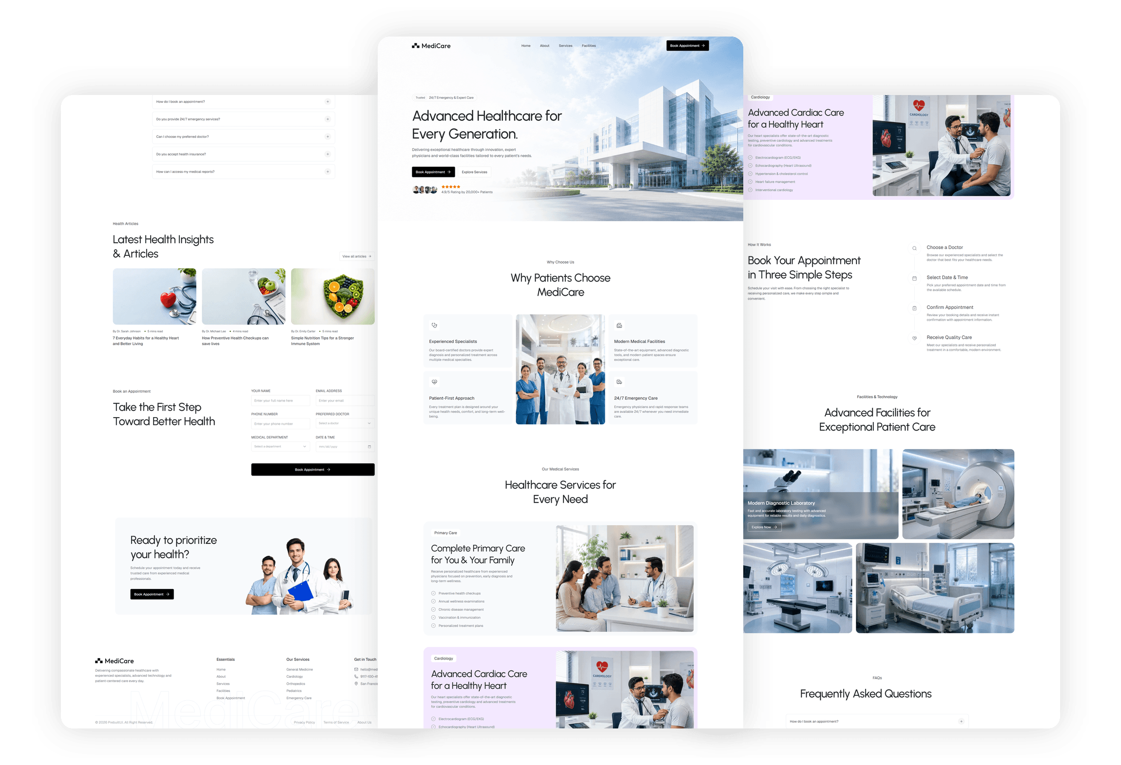 Medicare - Next.js Healthcare Website Template