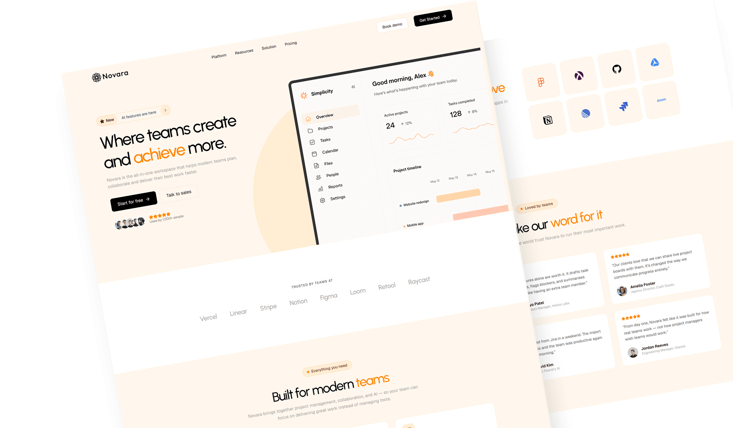 React JS Software Company Website Template