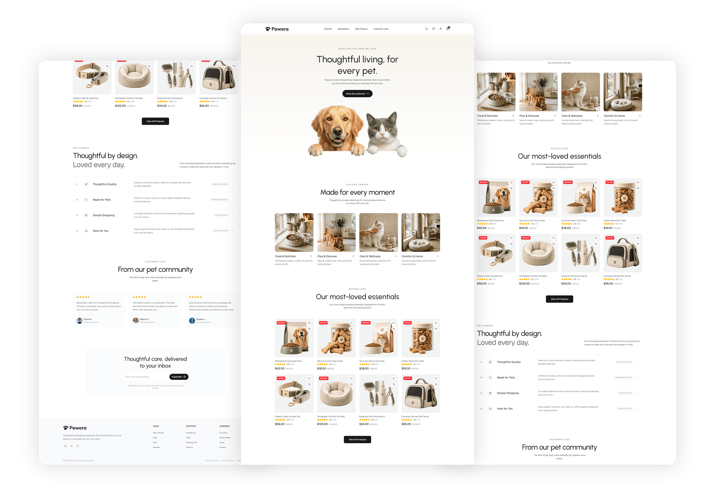 Pawora - React JS Pet Care Website Template