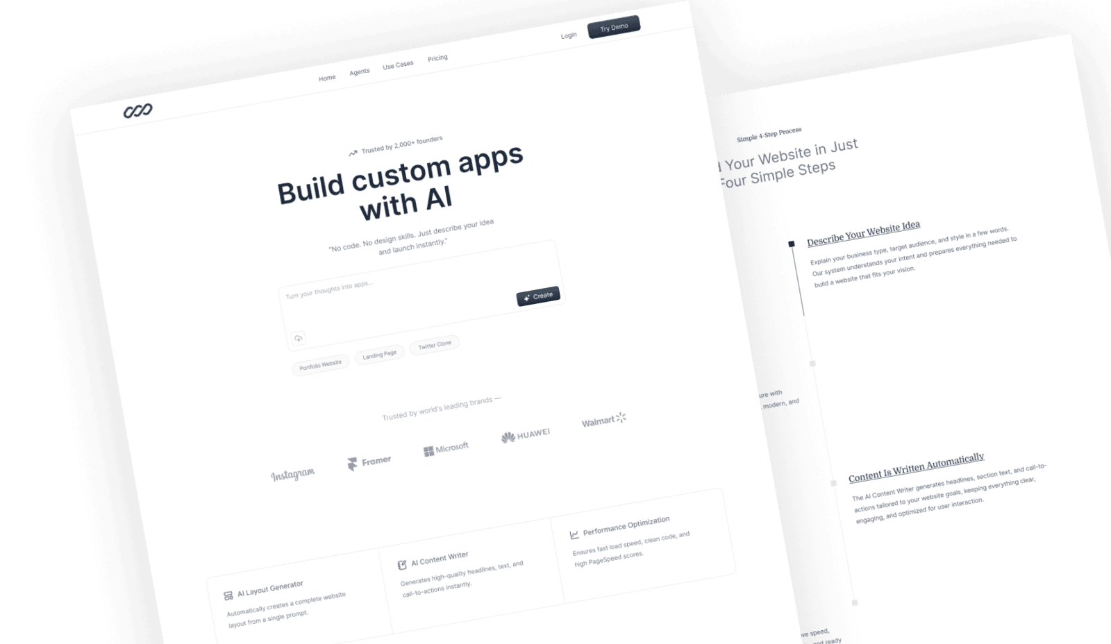Prompt2App - React JS App Builder Template