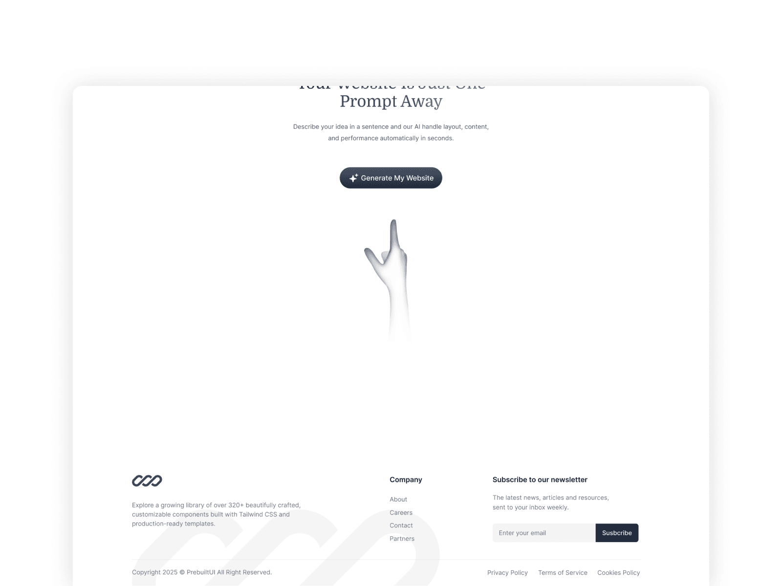 Prompt2App - React JS App Builder Template Screenshot 6