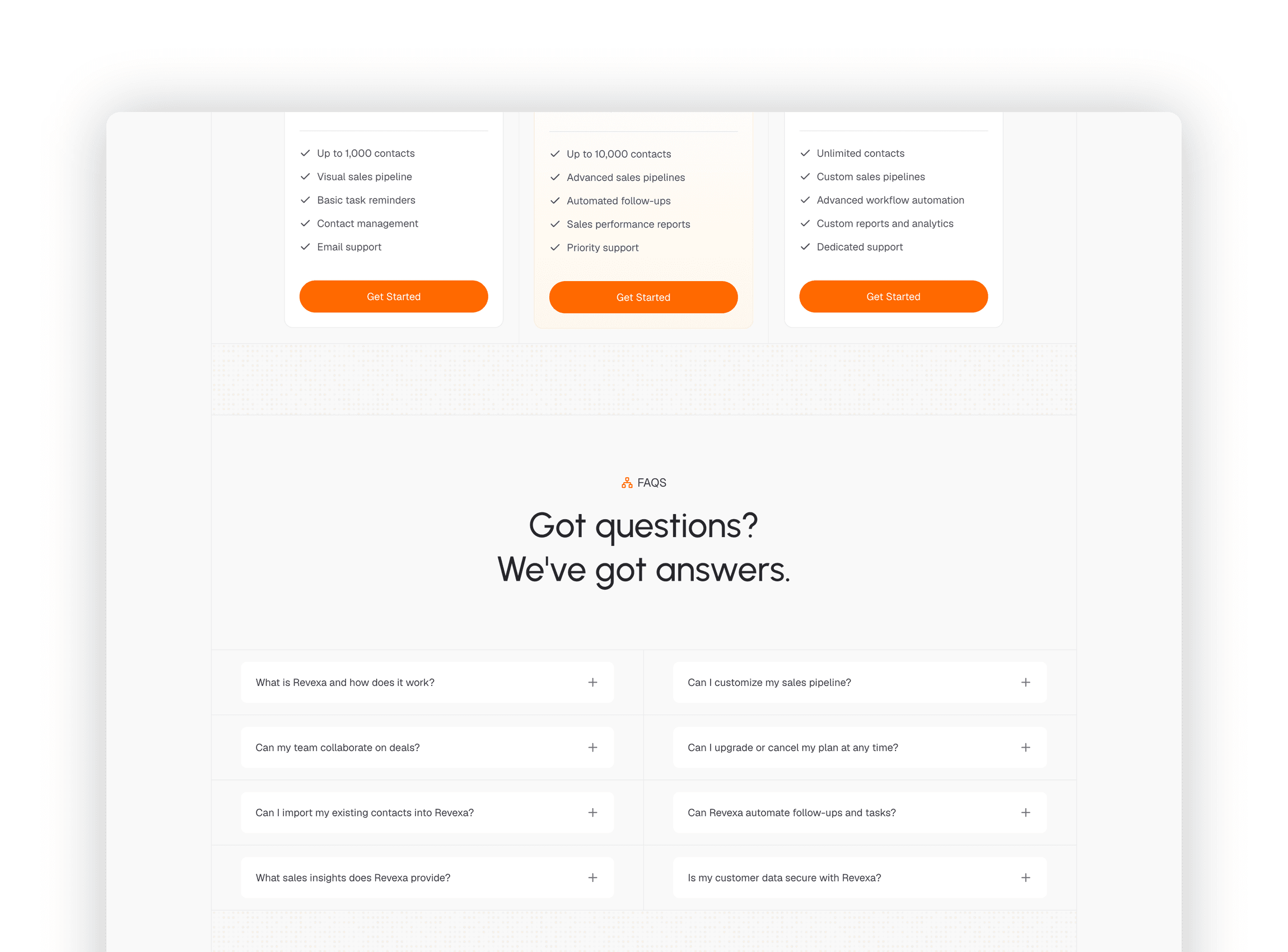 Customer reviews and five star testimonials