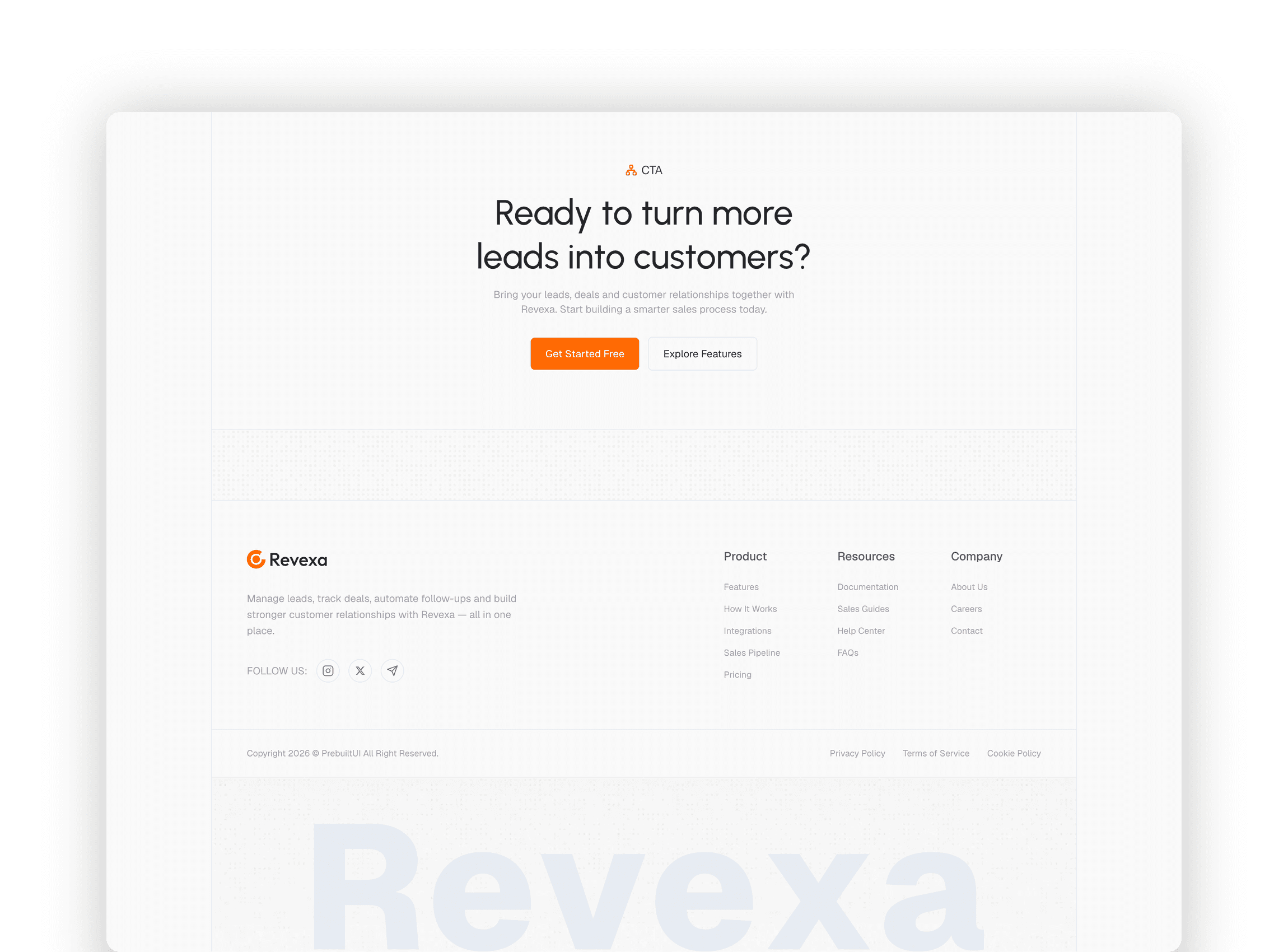 Frequently asked questions and conversion banner
