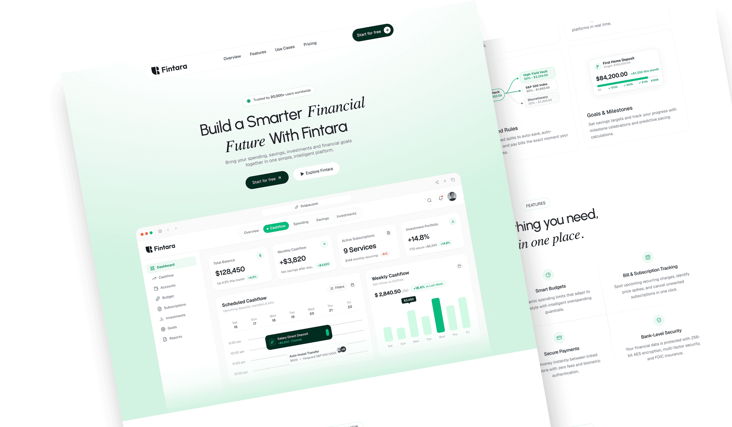 Fintara - React JS Banking Website Template