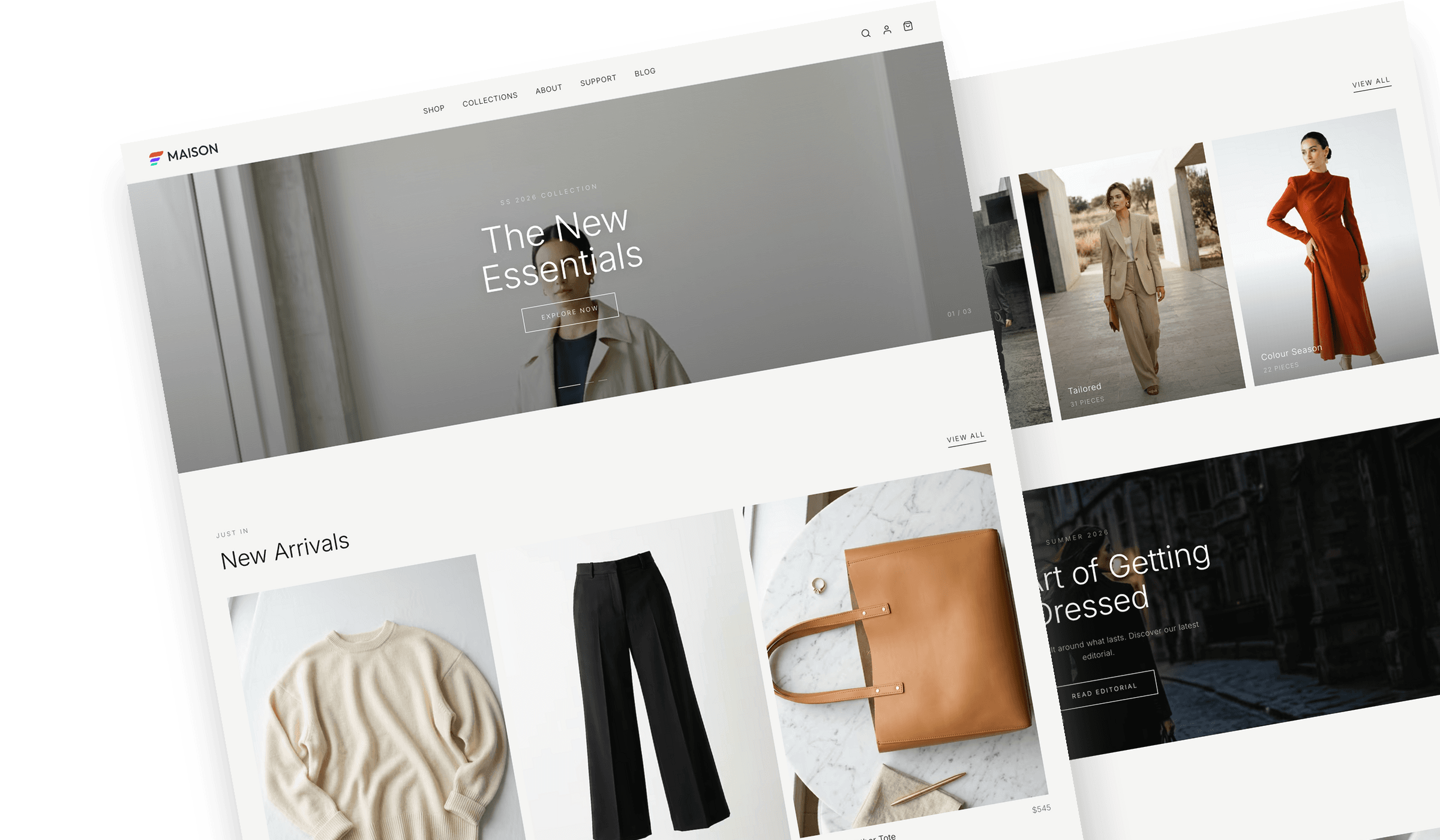 Maison - React JS E-Commerce Website Template