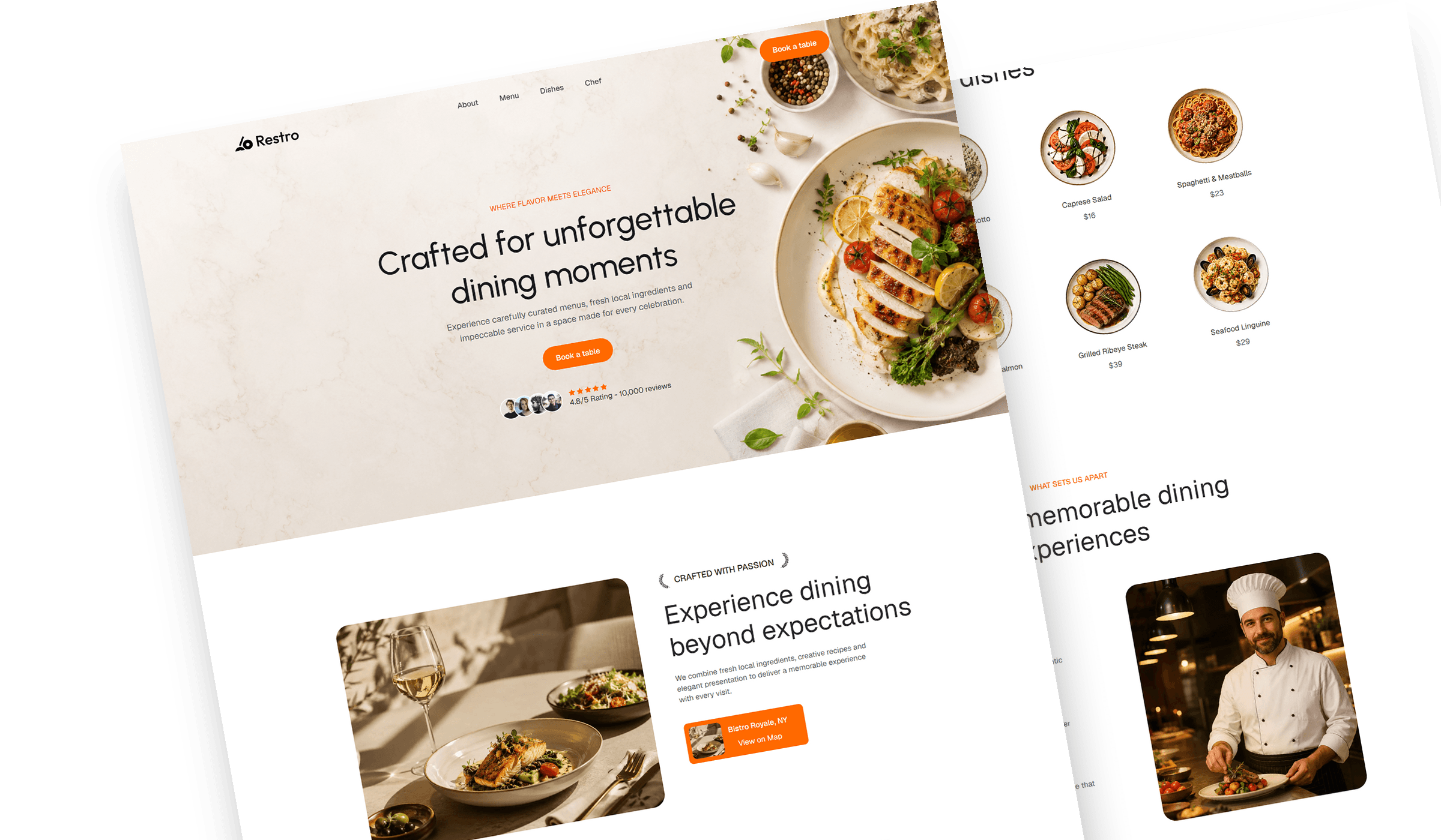 Restro - React JS Restaurant Website Template