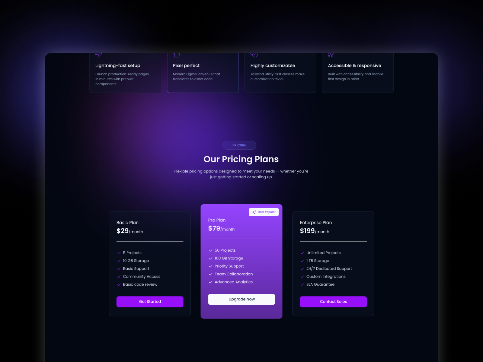 Landing - SaaS App Template